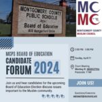 Sun, Apr 21 – 3 pm @ MoCo Board of Education Candidates Forum