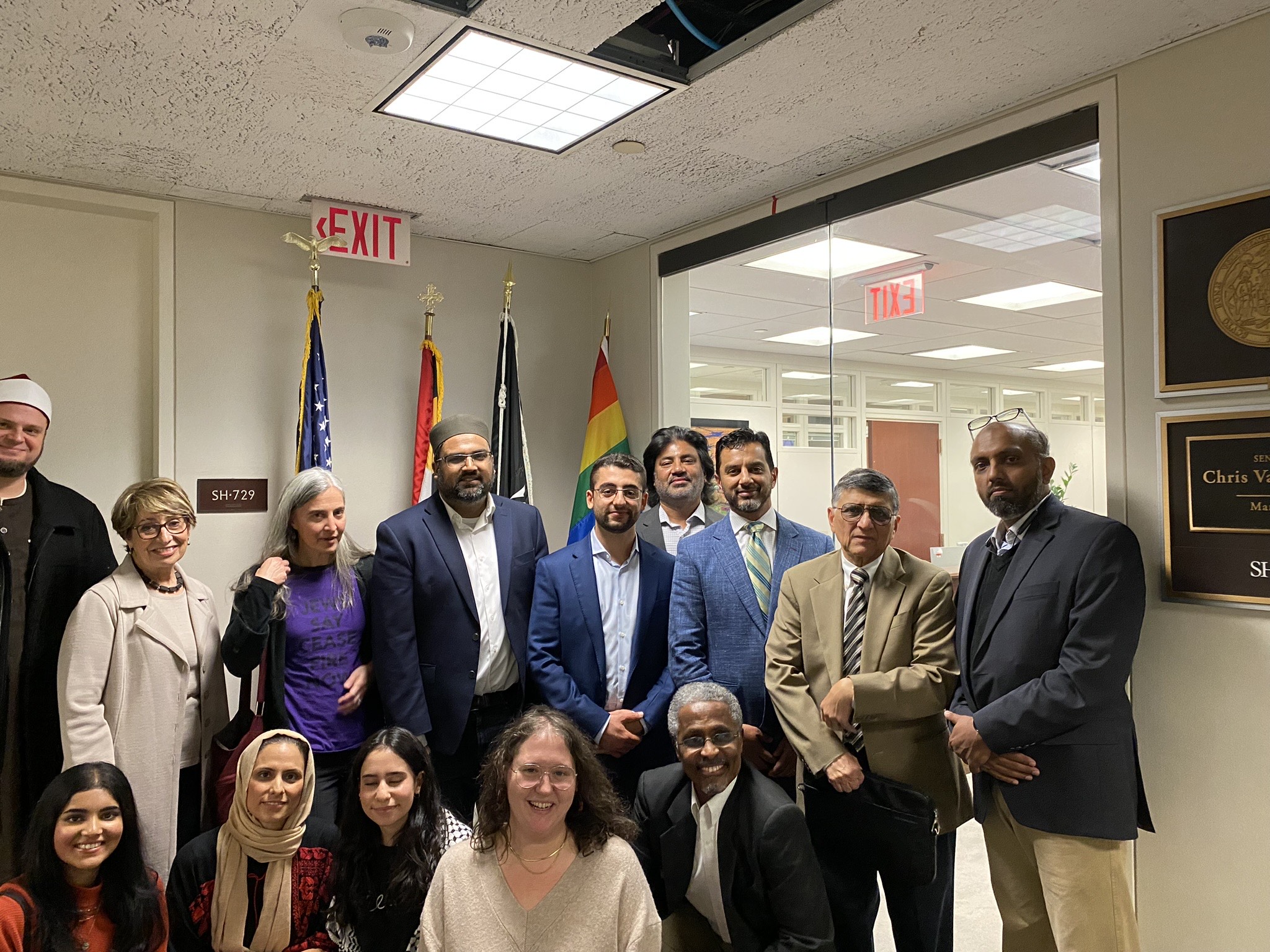 MCMC organized meetings during October and November with our elected representatives to discuss the crisis in Gaza.